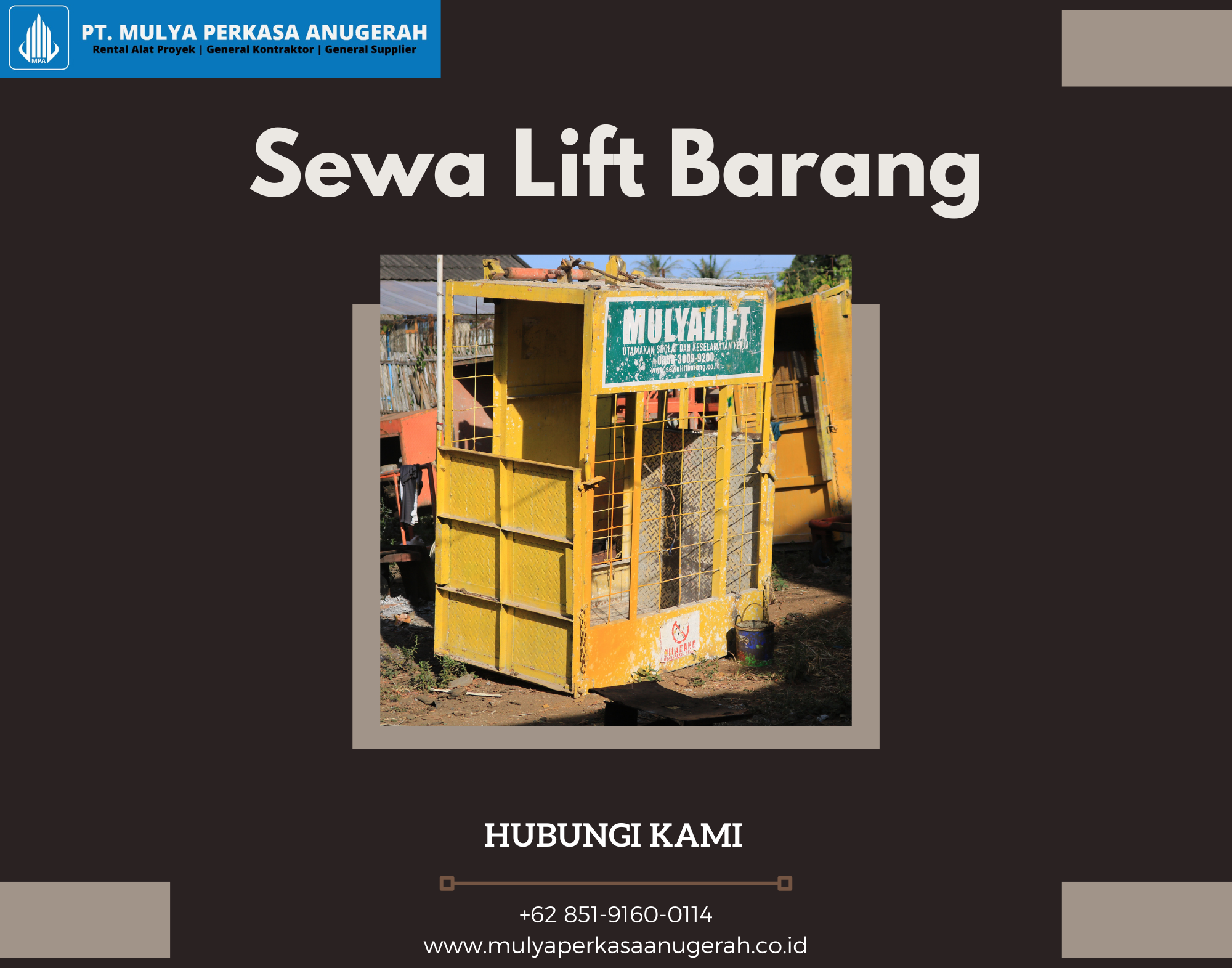 Sewa Lift Barang