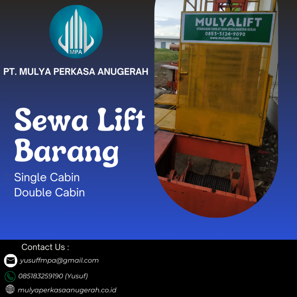 Sewa Lift Barang Sumatera Selatan