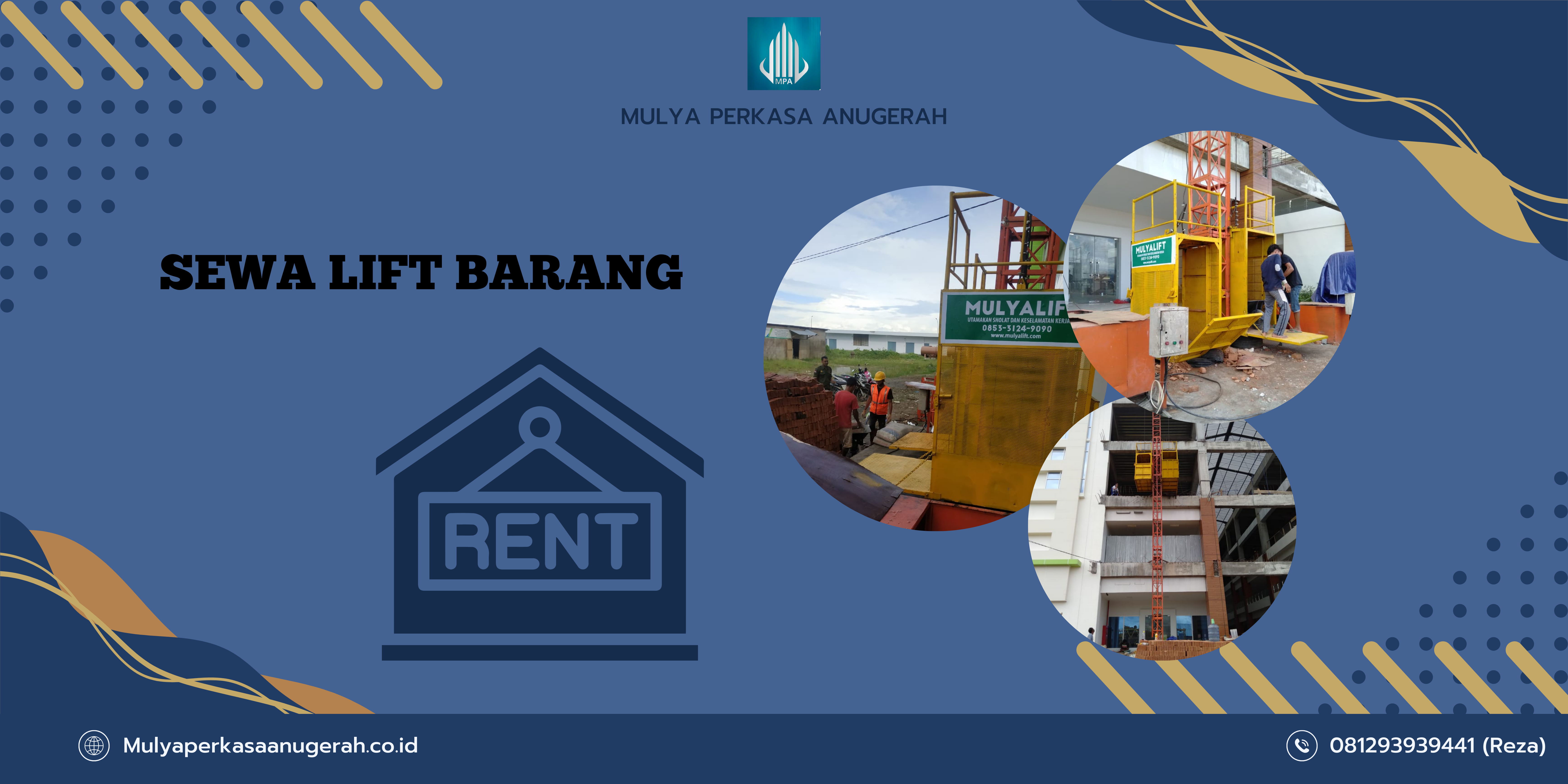 Sewa Alat Proyek Material Lift Barang- Malang