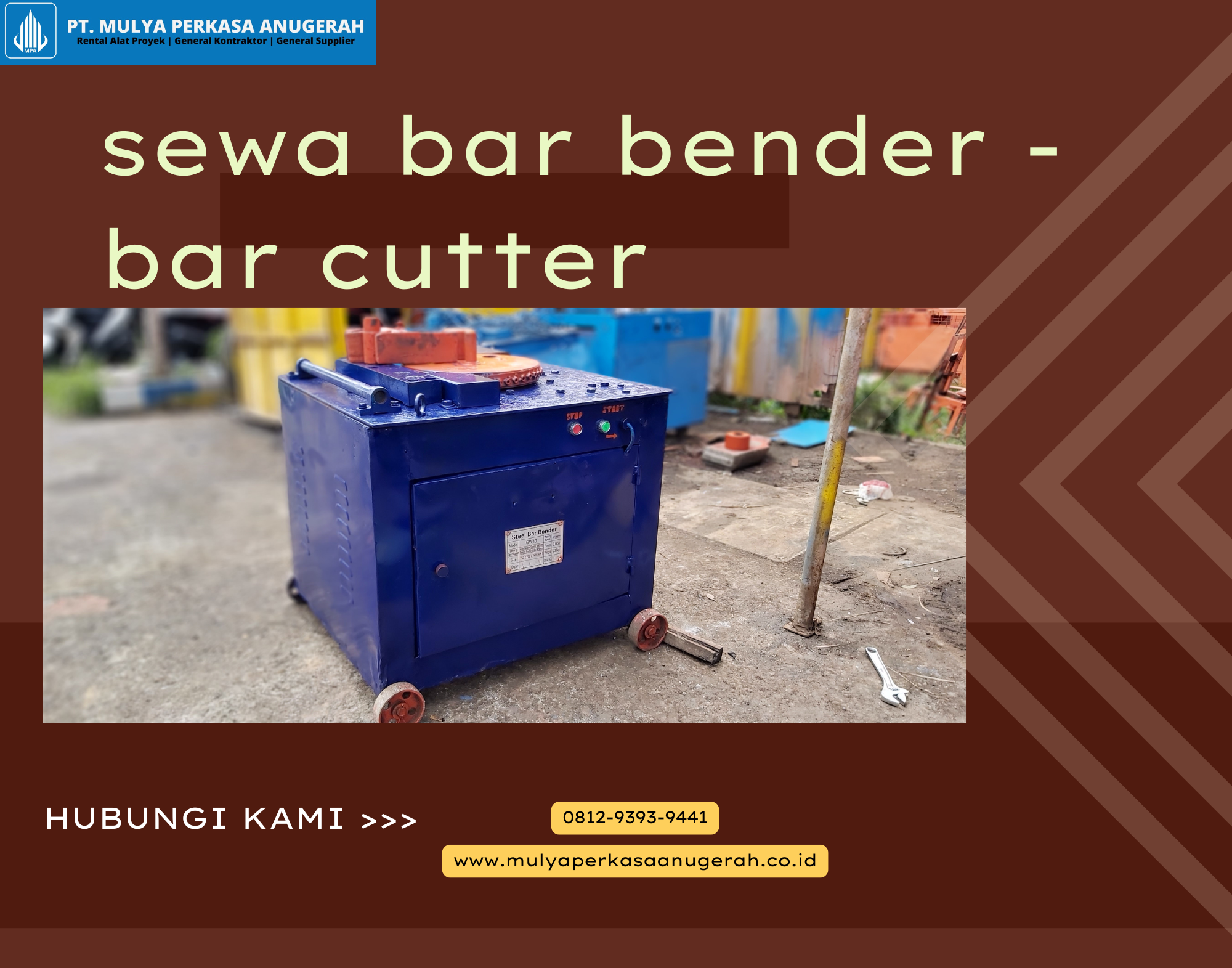 Sewa Bar Bending Sumatera