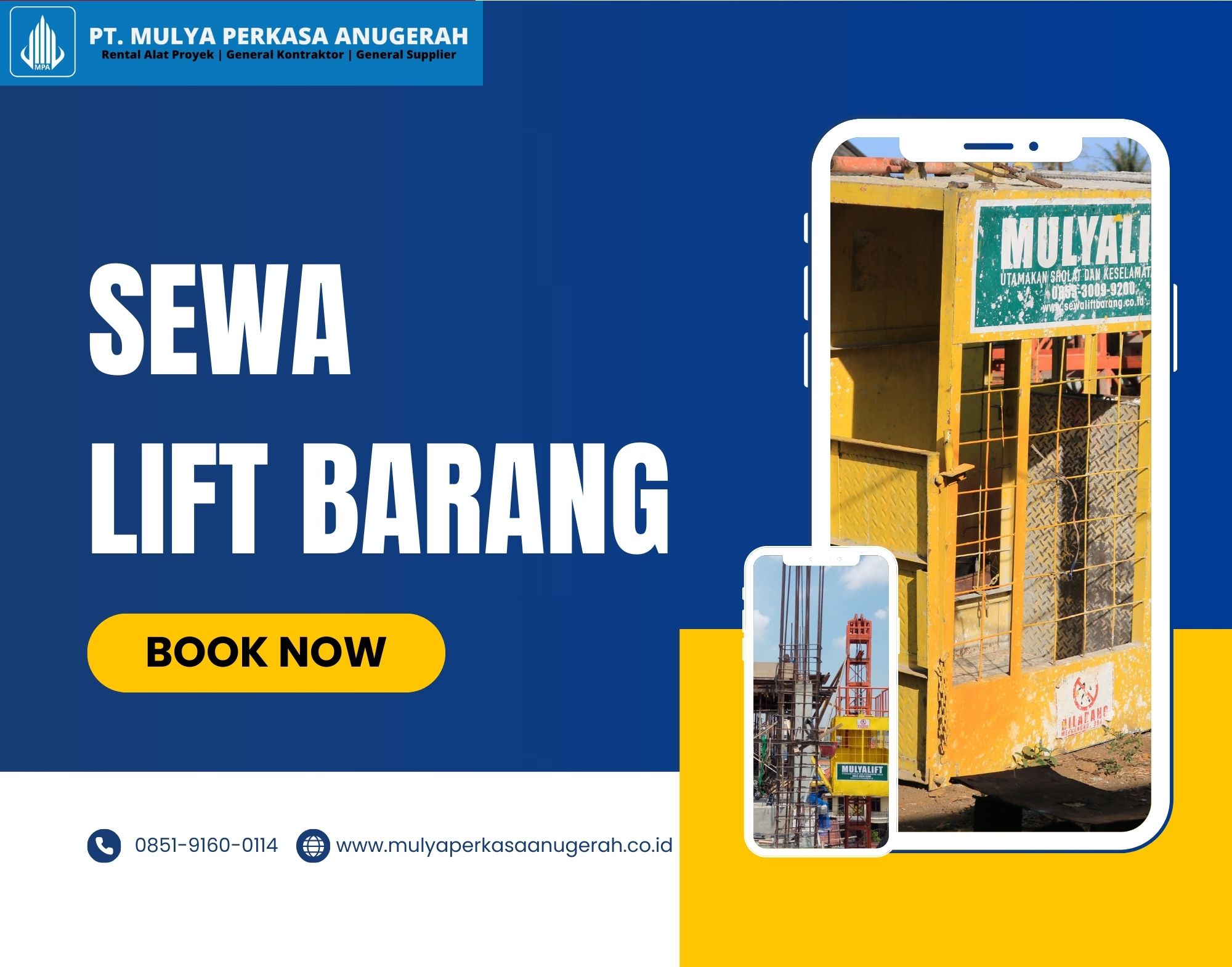 Lift Barang Kabupaten Bangli – Bali – Lift Material Proyek