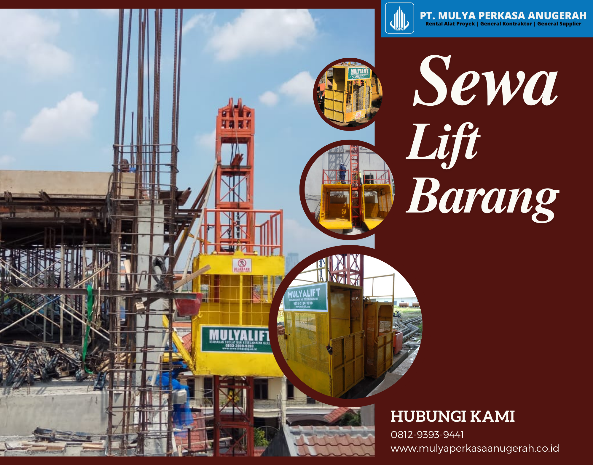 Sewa Lift Barang Jawa Barat Karawang