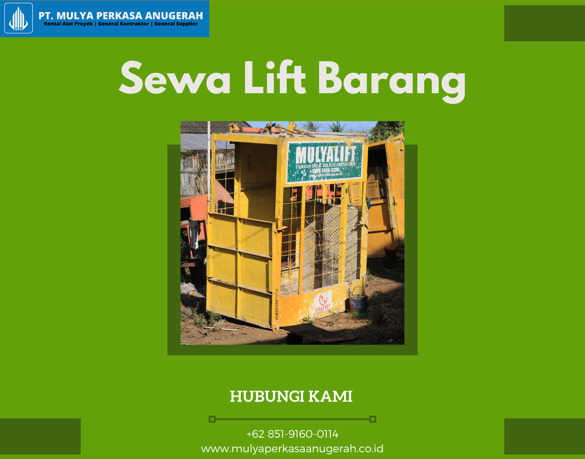 Sewa Lift Barang