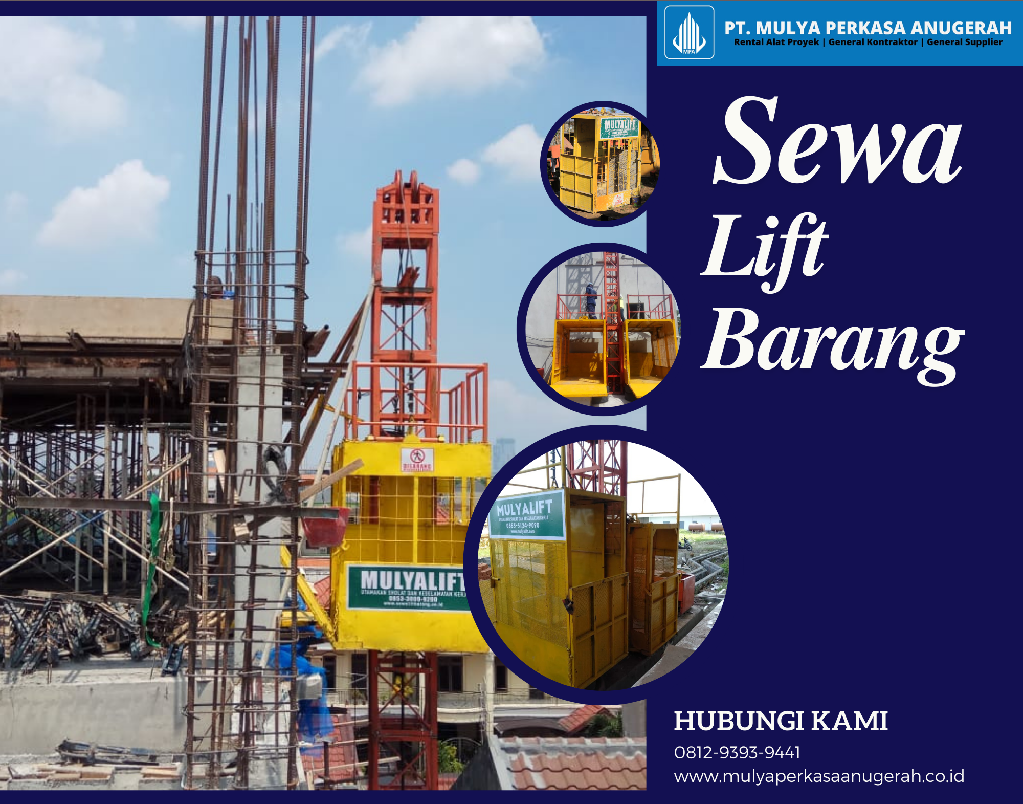 Sewa Lift Barang Jawa Barat