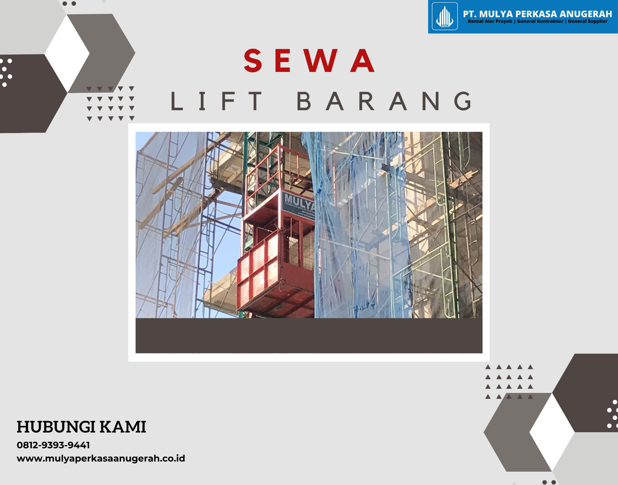 Sewa Lift Barang