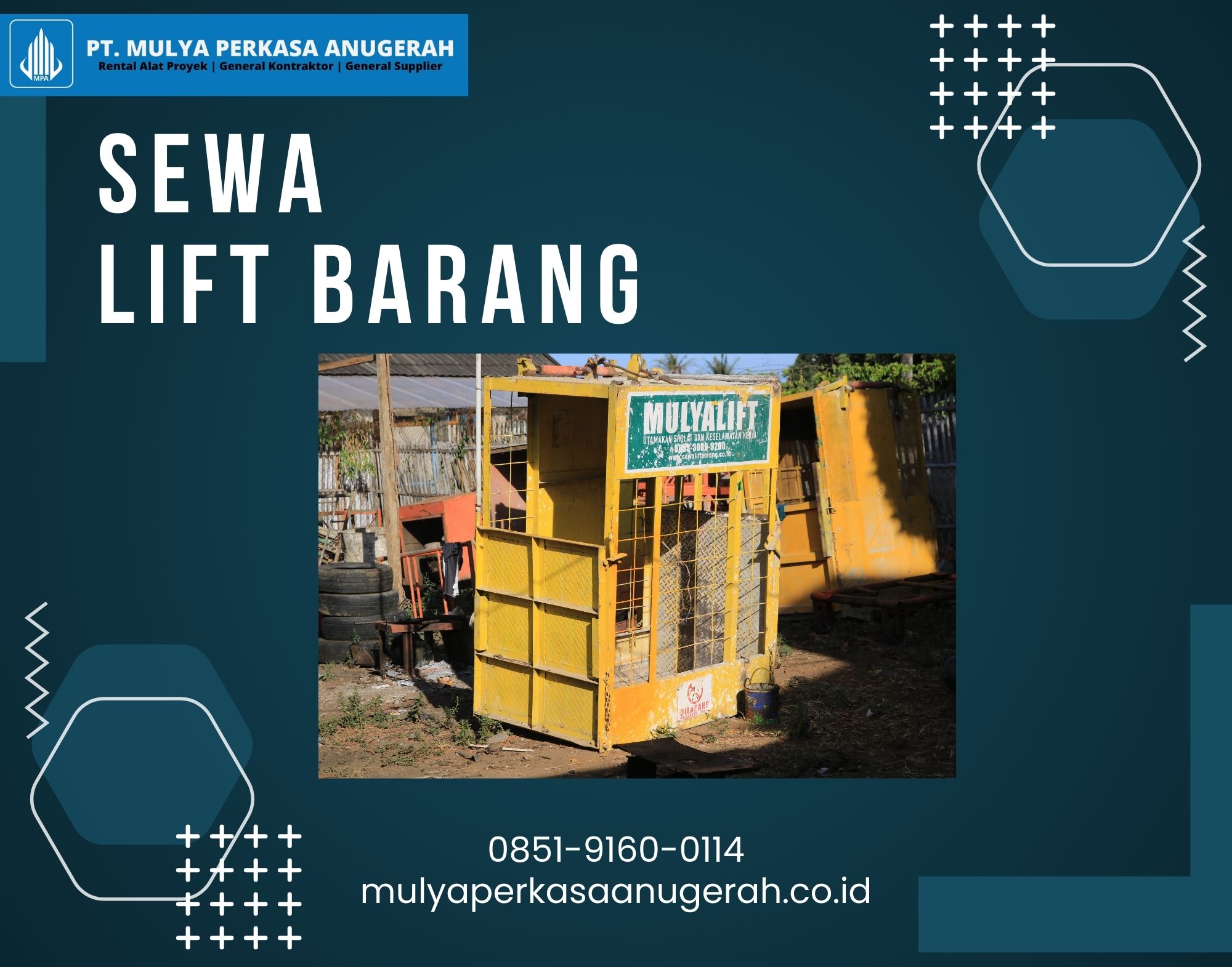 Lift Barang Lift Material Kota Padang – Sumatera Barat