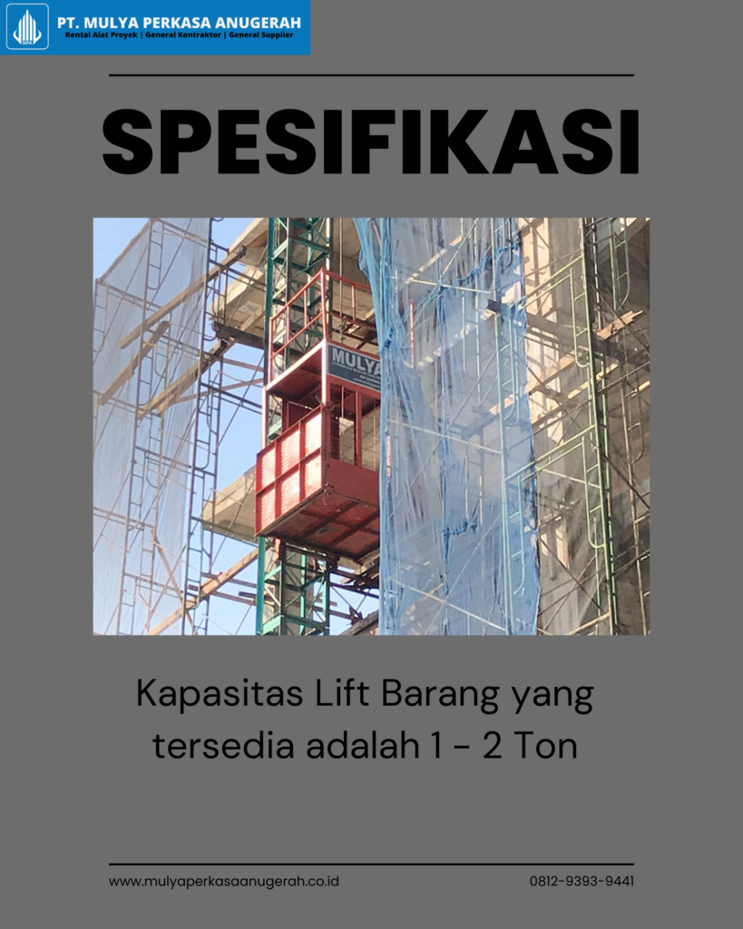 Sewa Lift Barang