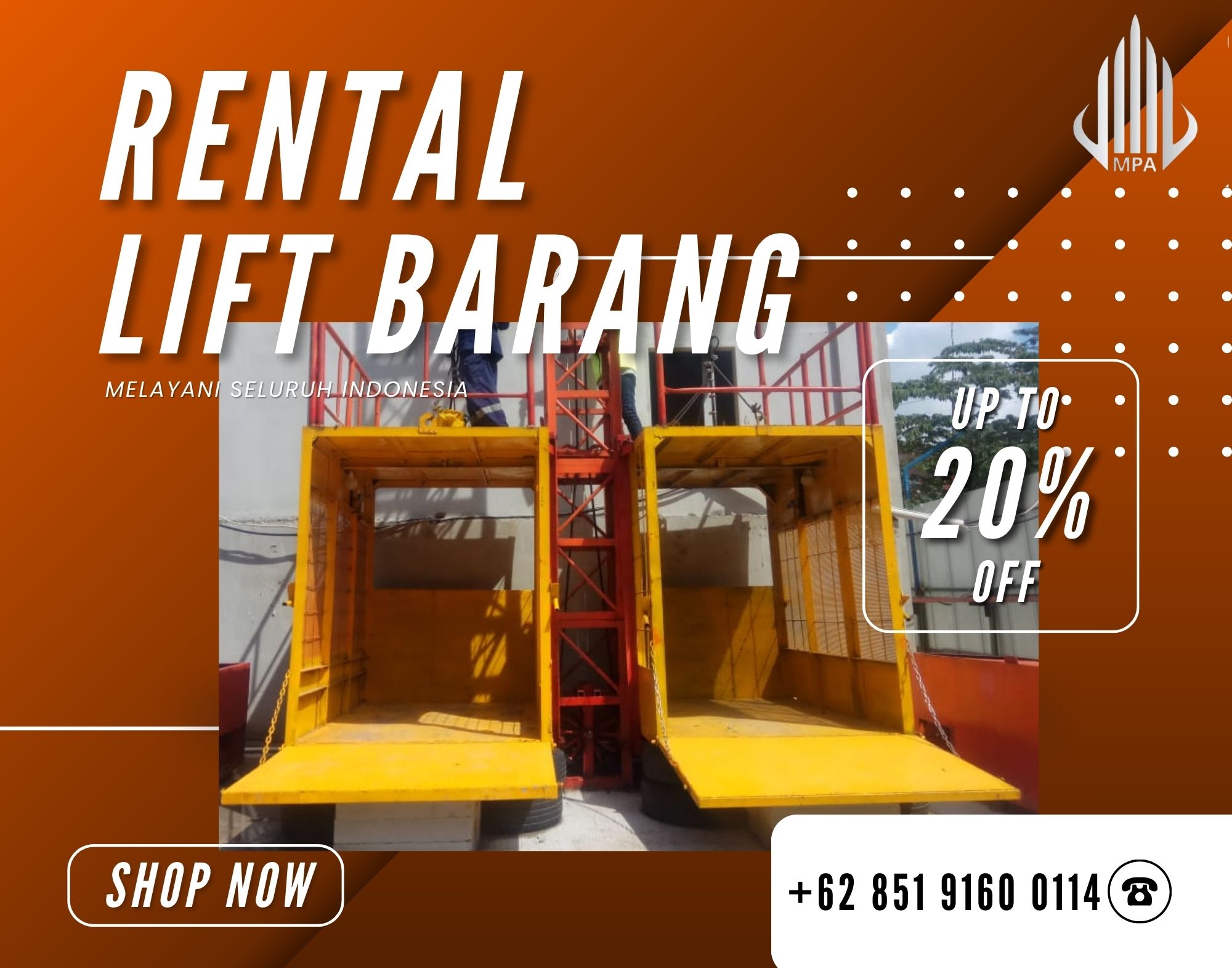 Sewa Lift Barang Indramayu