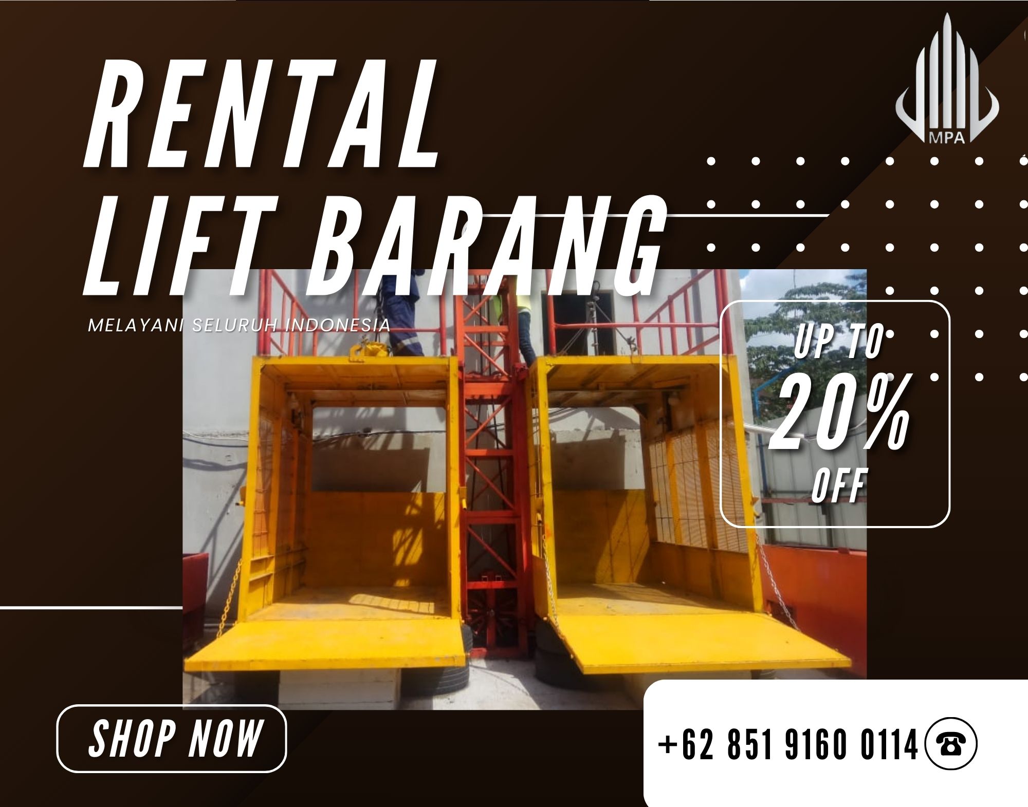 Sewa Lift Barang Purwakarta