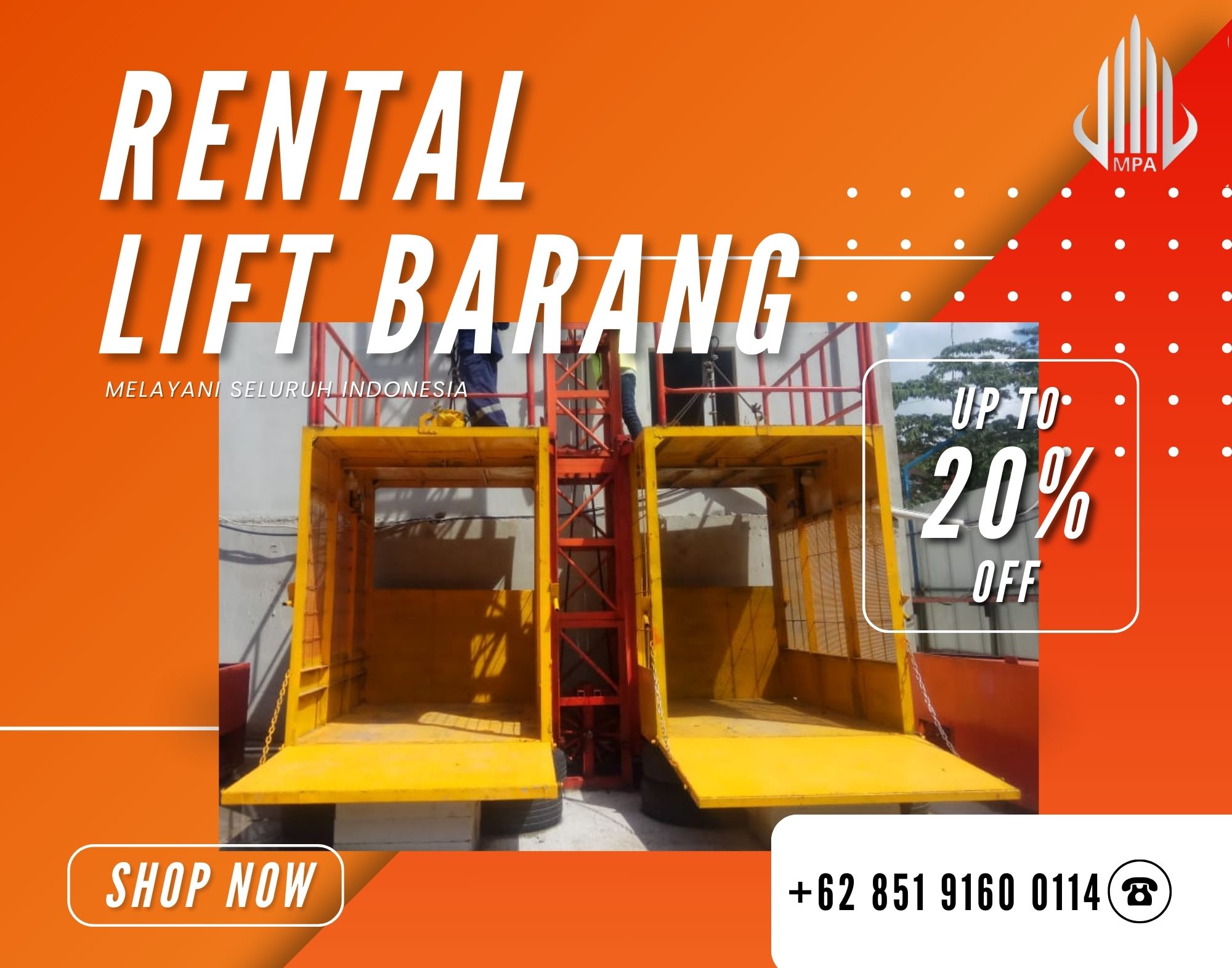 Sewa Lift Barang Cimahi