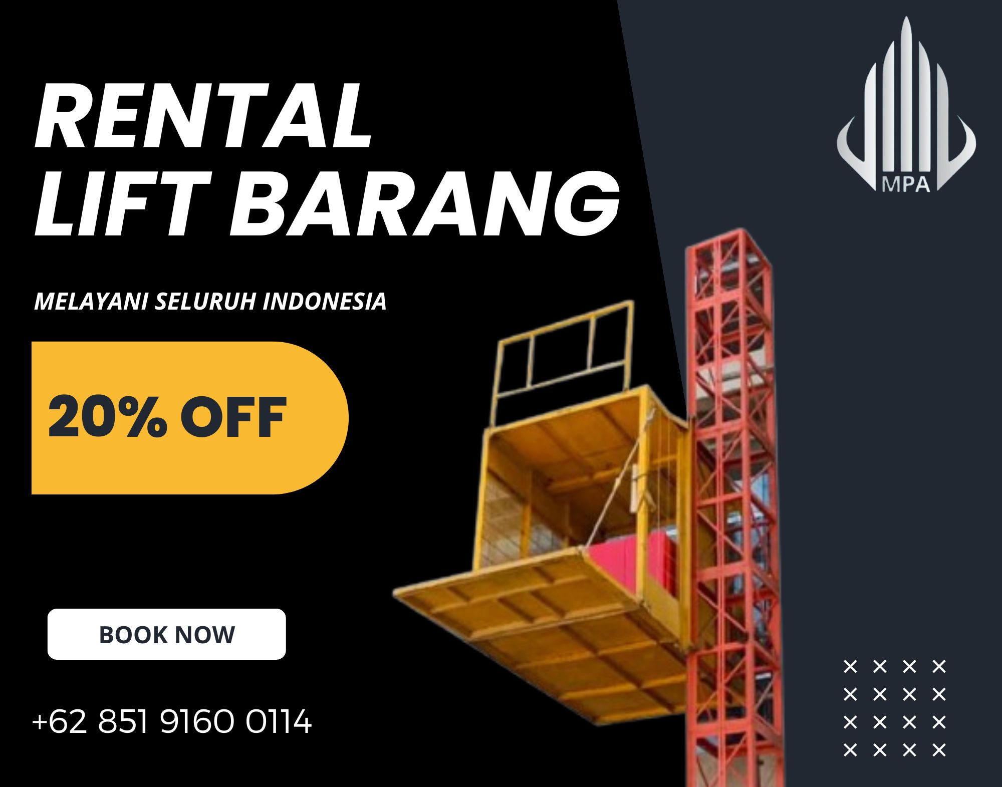 Sewa Lift Barang Cilegon