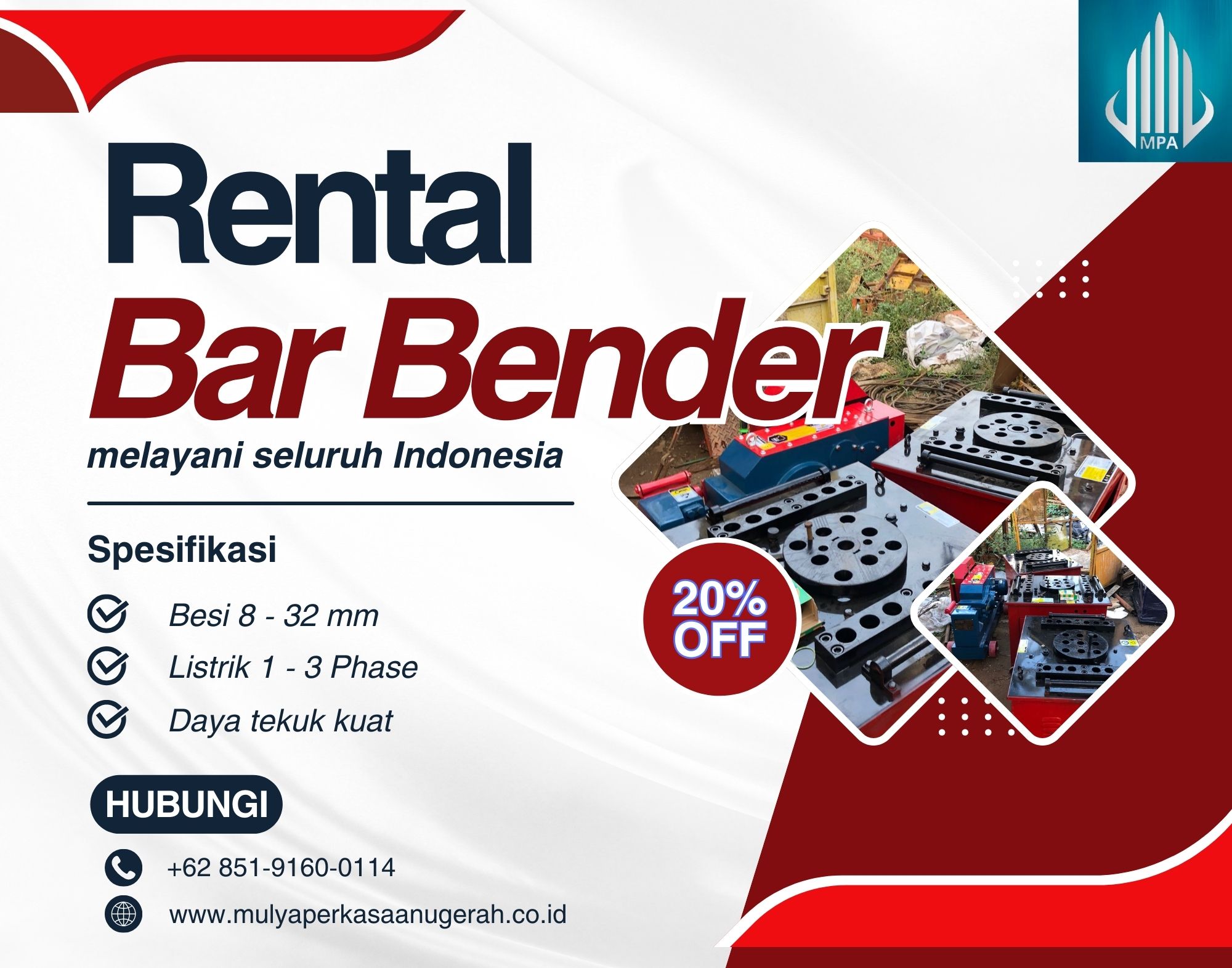 Sewa Bar Bender Cilacap