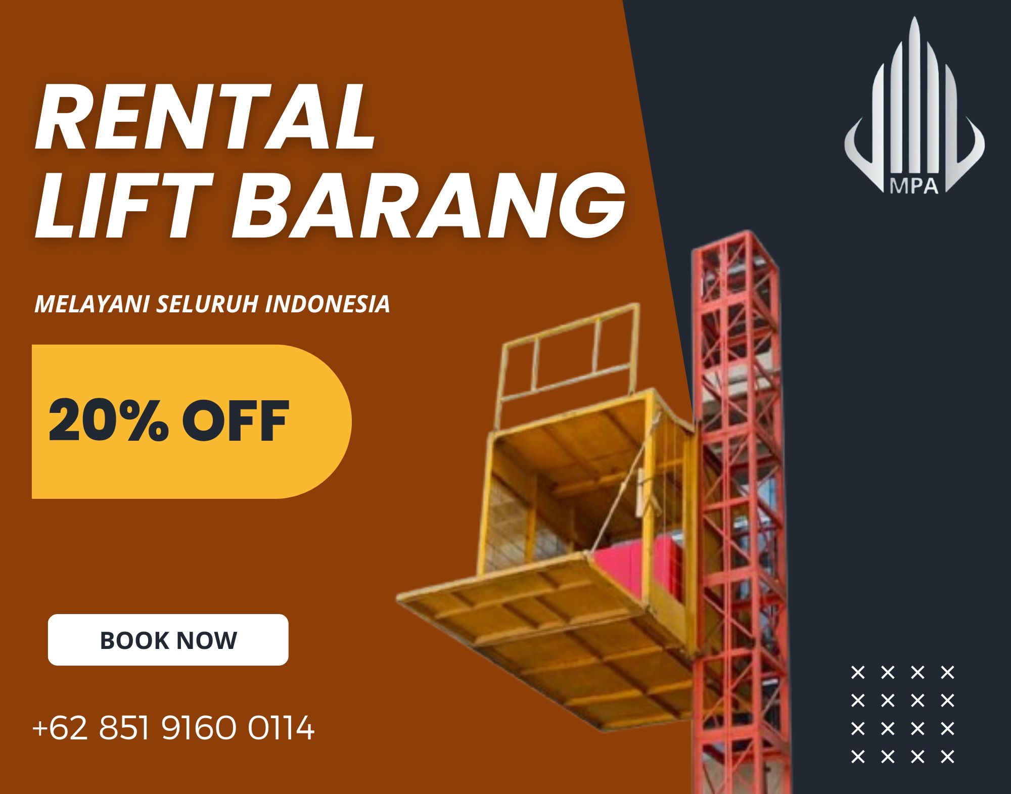 Sewa Lift Barang Tanjung Priok