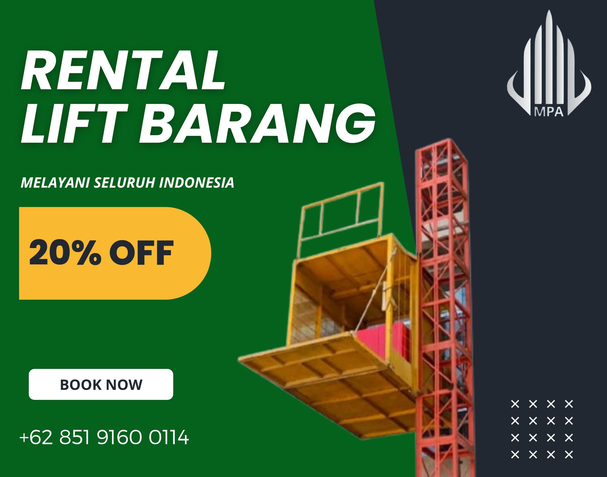 Sewa Lift Barang Koja