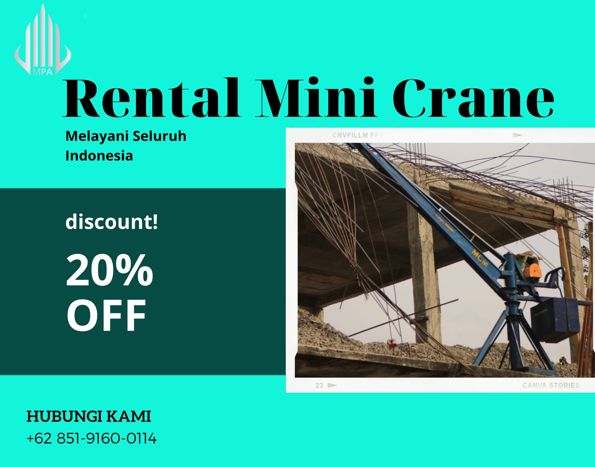 Sewa Mini Crane Jambi