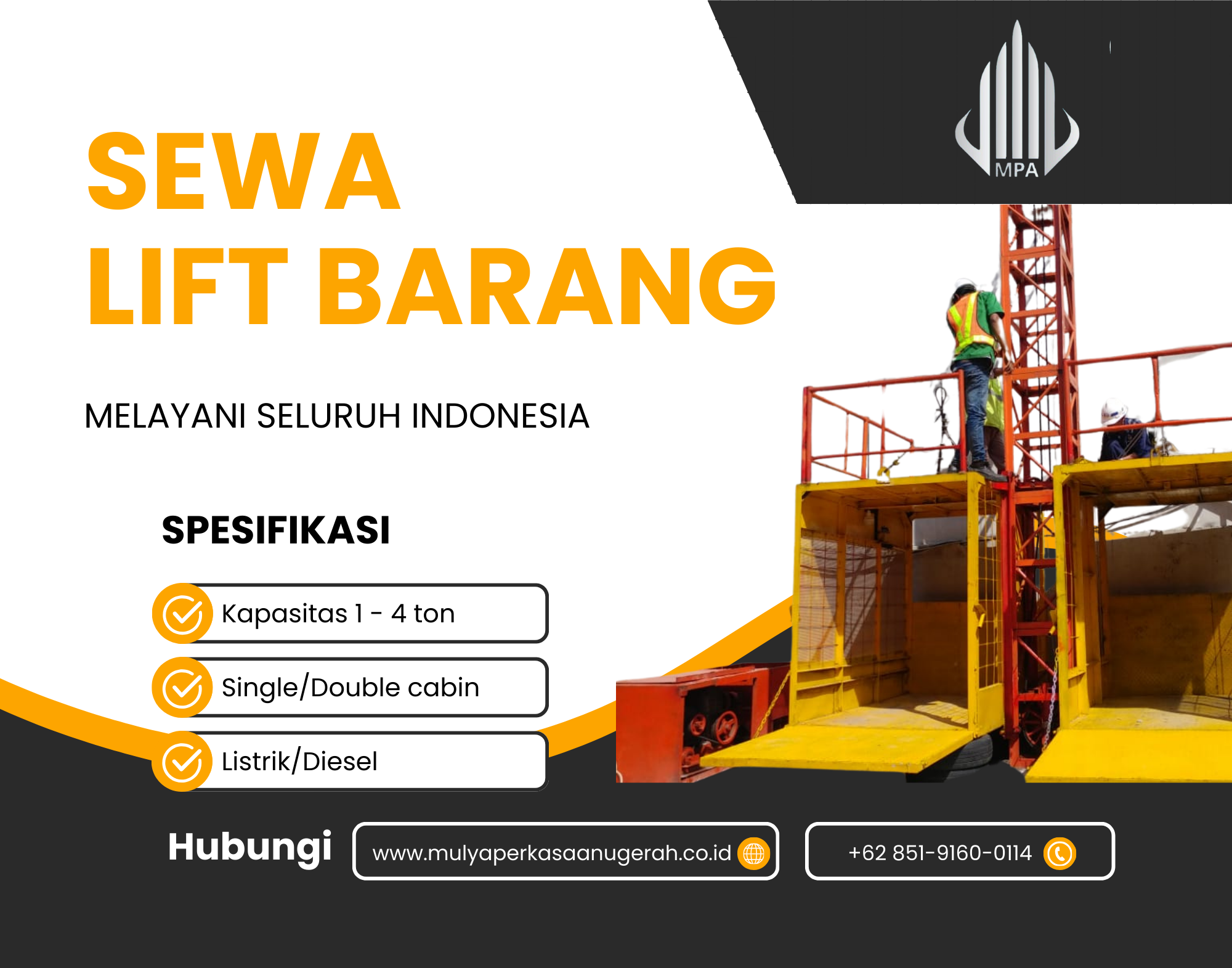 Sewa Lift Barang Surabaya – Cepat, Aman, dan Terjangkau