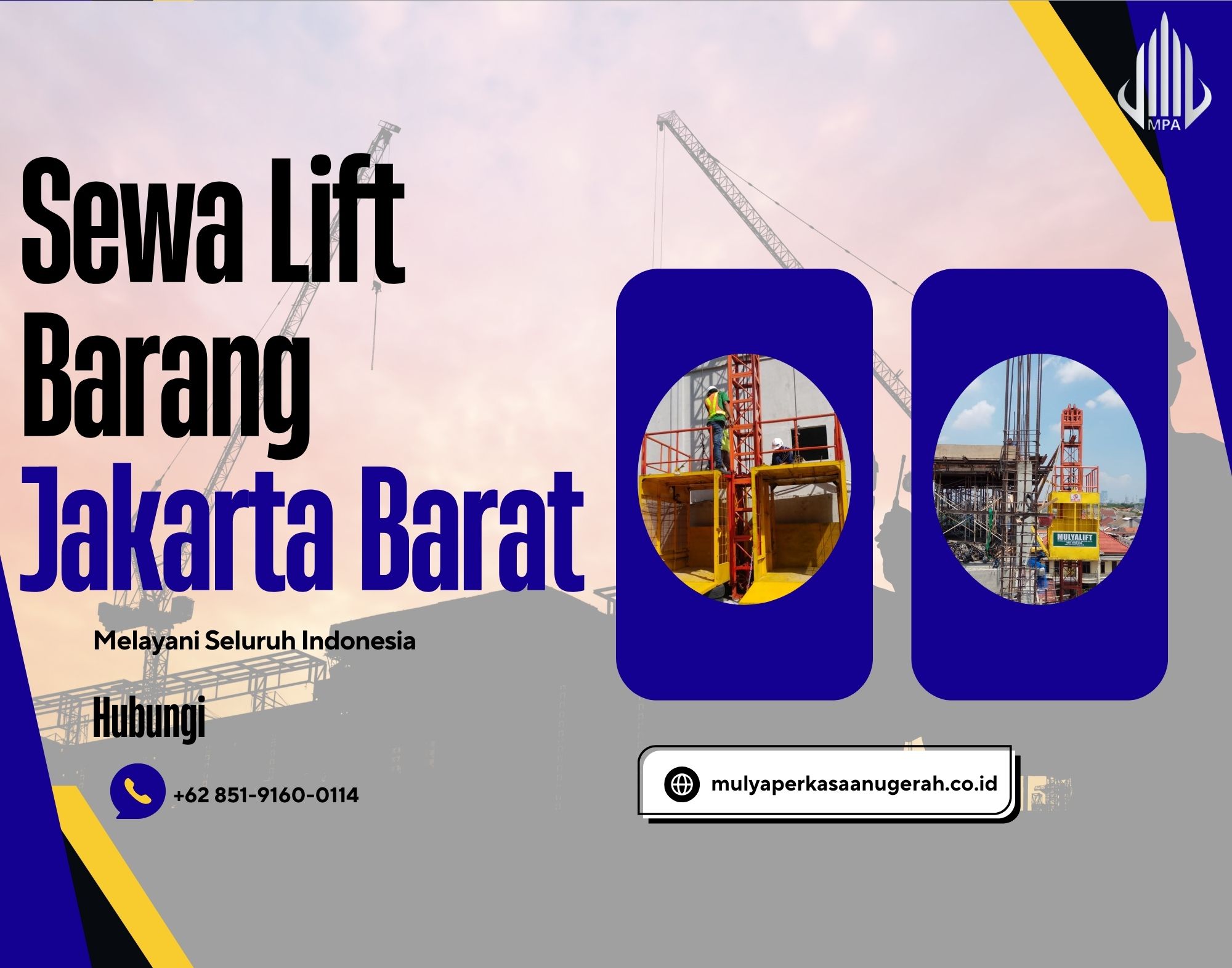 Sewa Lift Barang Jakarta Barat