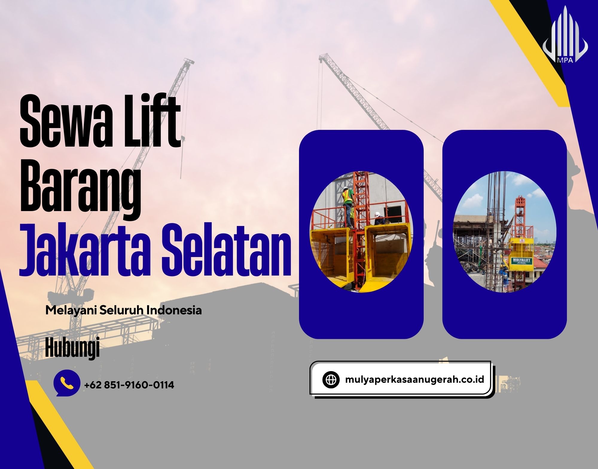 Sewa Lift Barang Jakarta Selatan