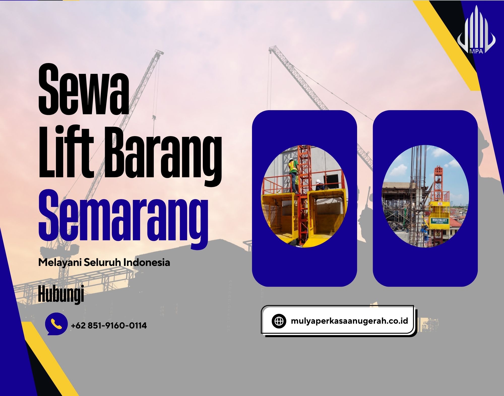 Sewa Lift Barang Semarang : Bisa Nego