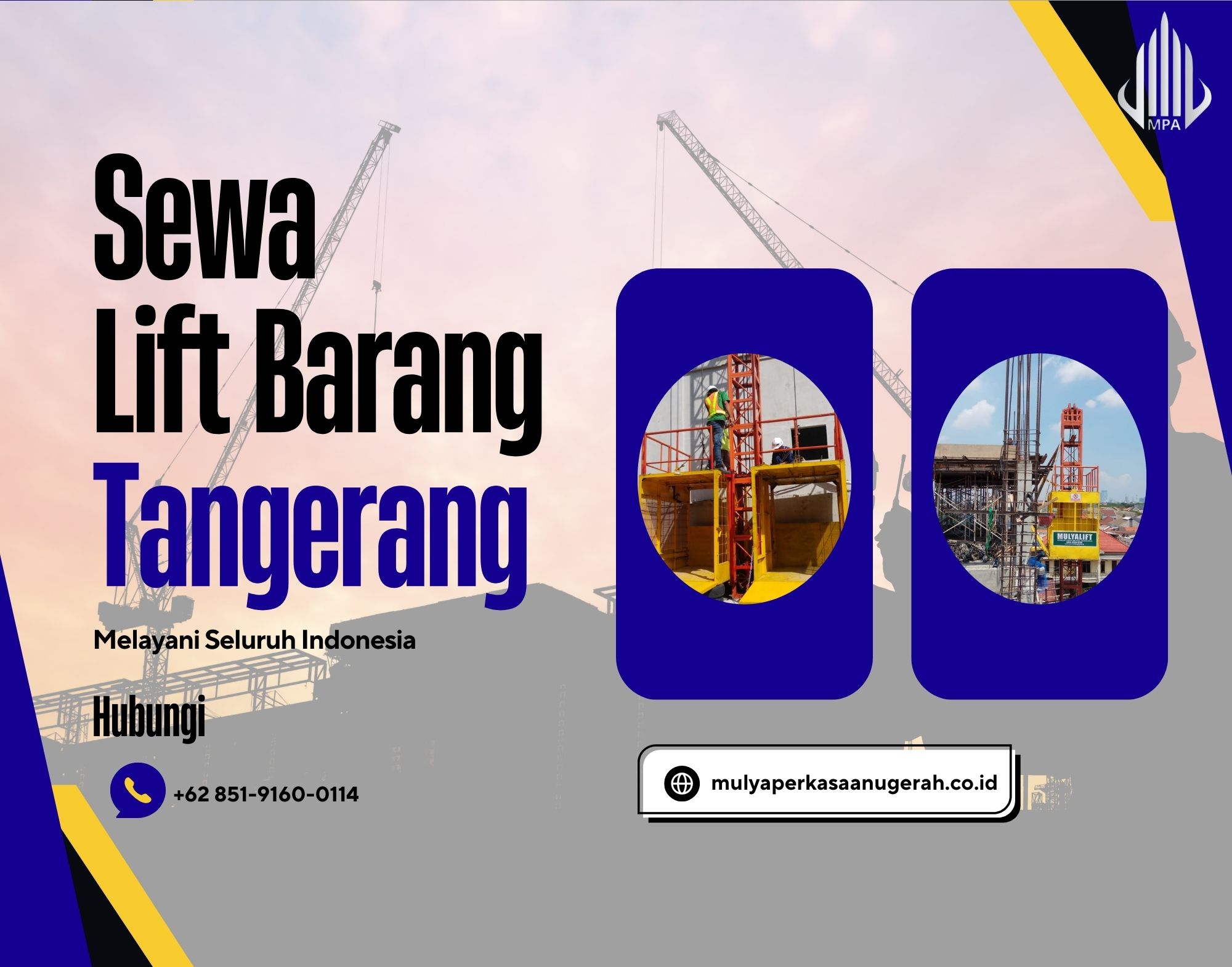 Sewa Lift Barang Tangerang