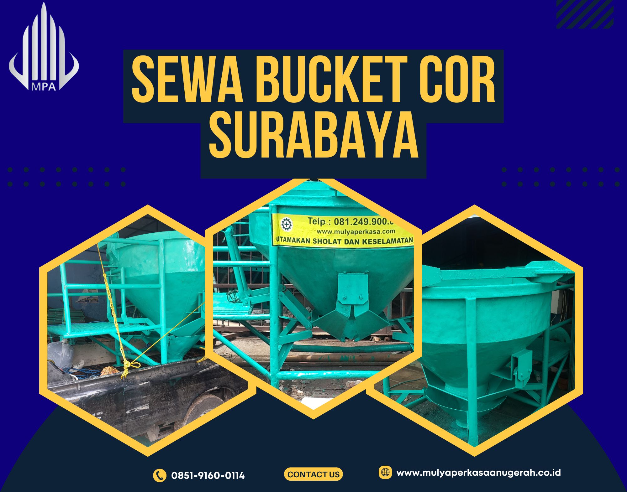 Sewa Bucket Cor Surabaya