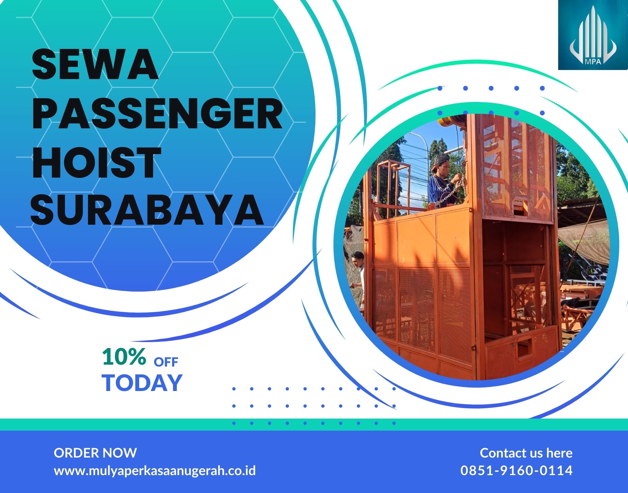 Sewa Passenger Hoist Surabaya
