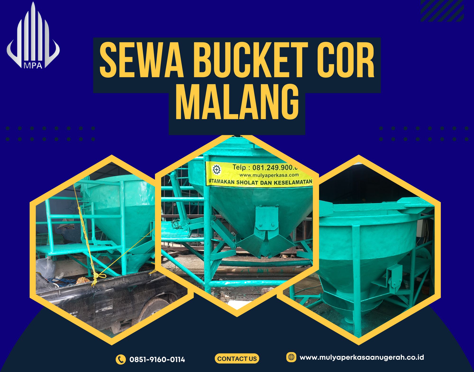 Sewa Bucket Cor Malang