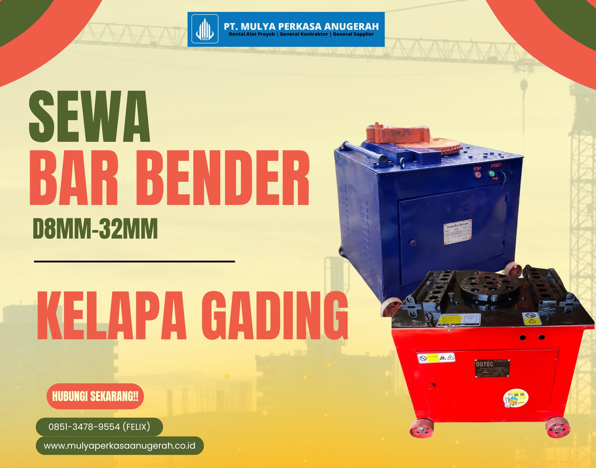 Sewa Bar Bender Kelapa Gading | Jakarta Utara | 0851 3478 9554