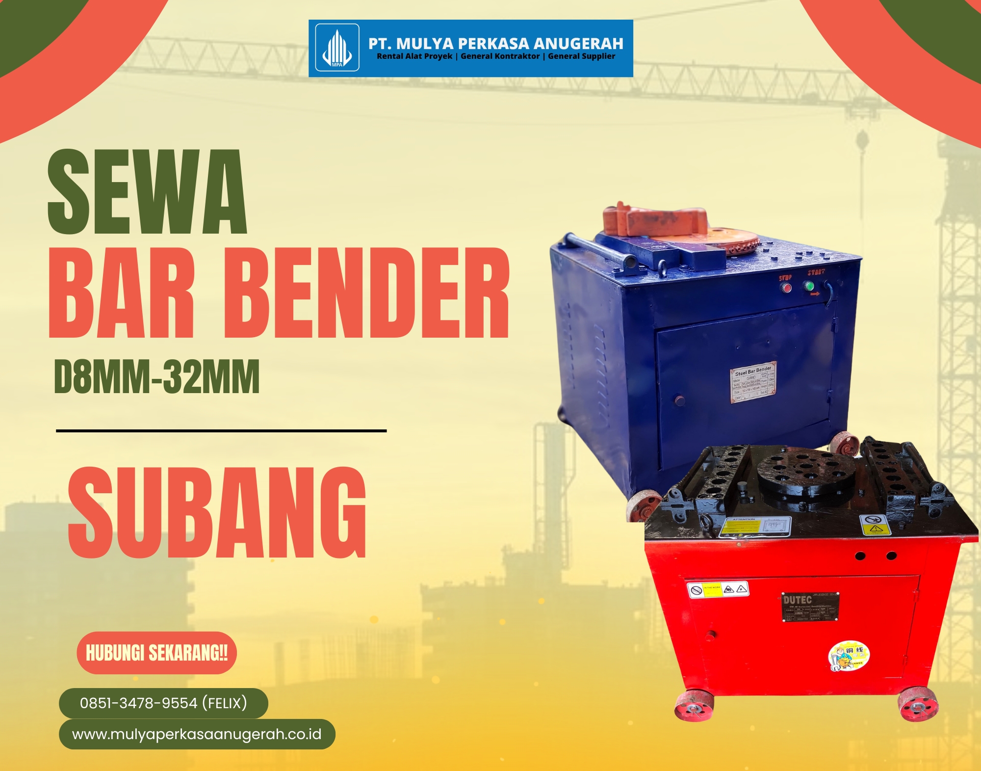 Sewa Bar Bender Subang | Jawa Barat | 0851 3478 9554