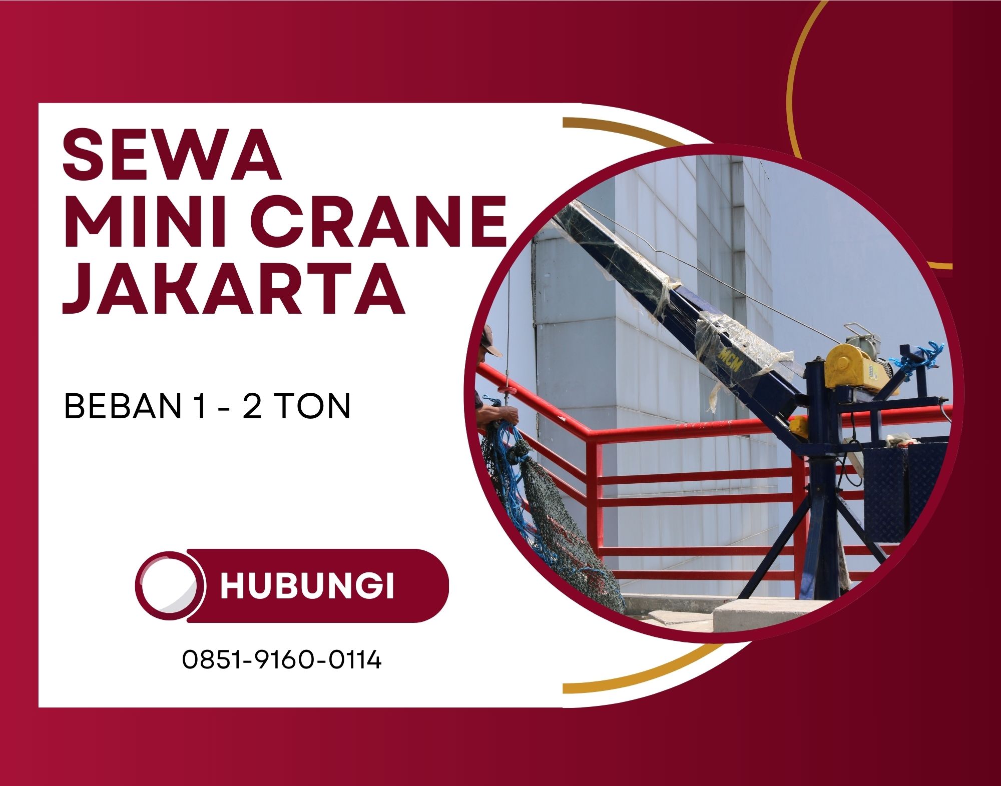 Sewa Mini Crane Jakarta