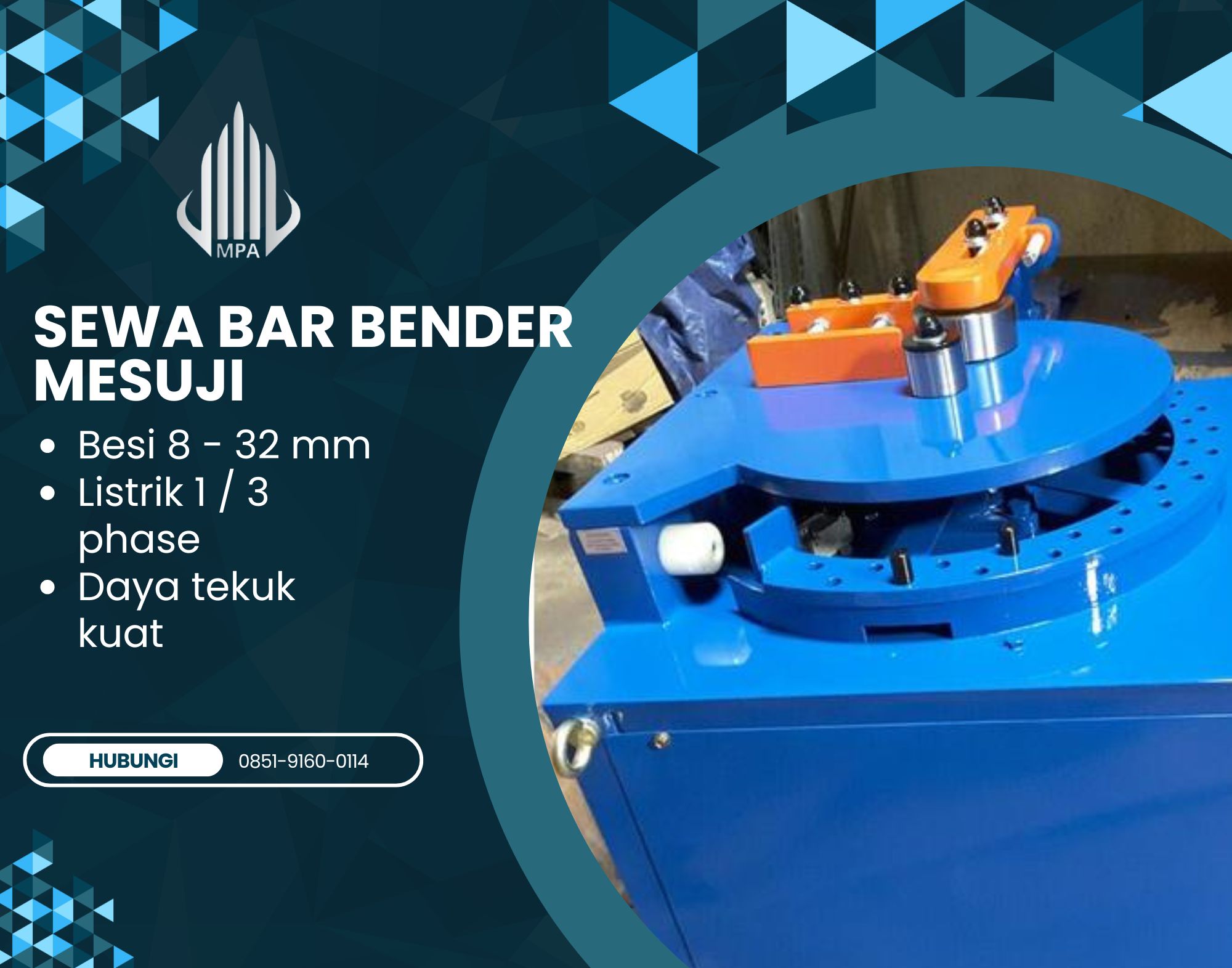 Sewa Bar Bender Mesuji | Bar Bending | 085191600114