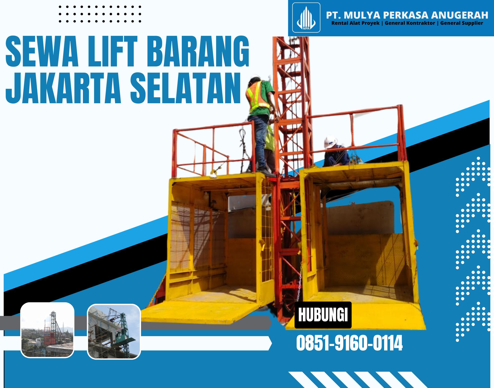 Sewa Lift Barang Jakarta Selatan