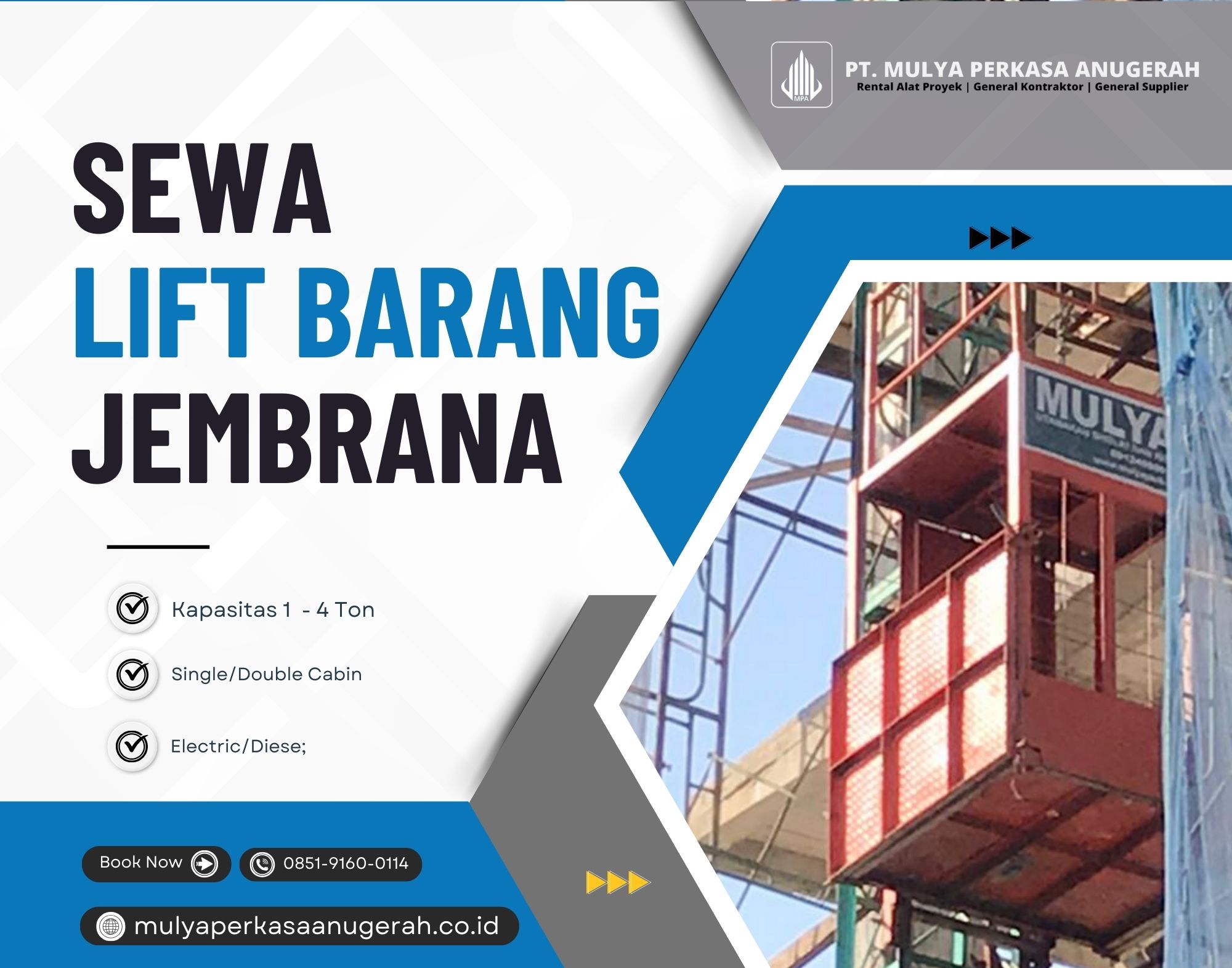 Sewa Lift Barang Jembrana