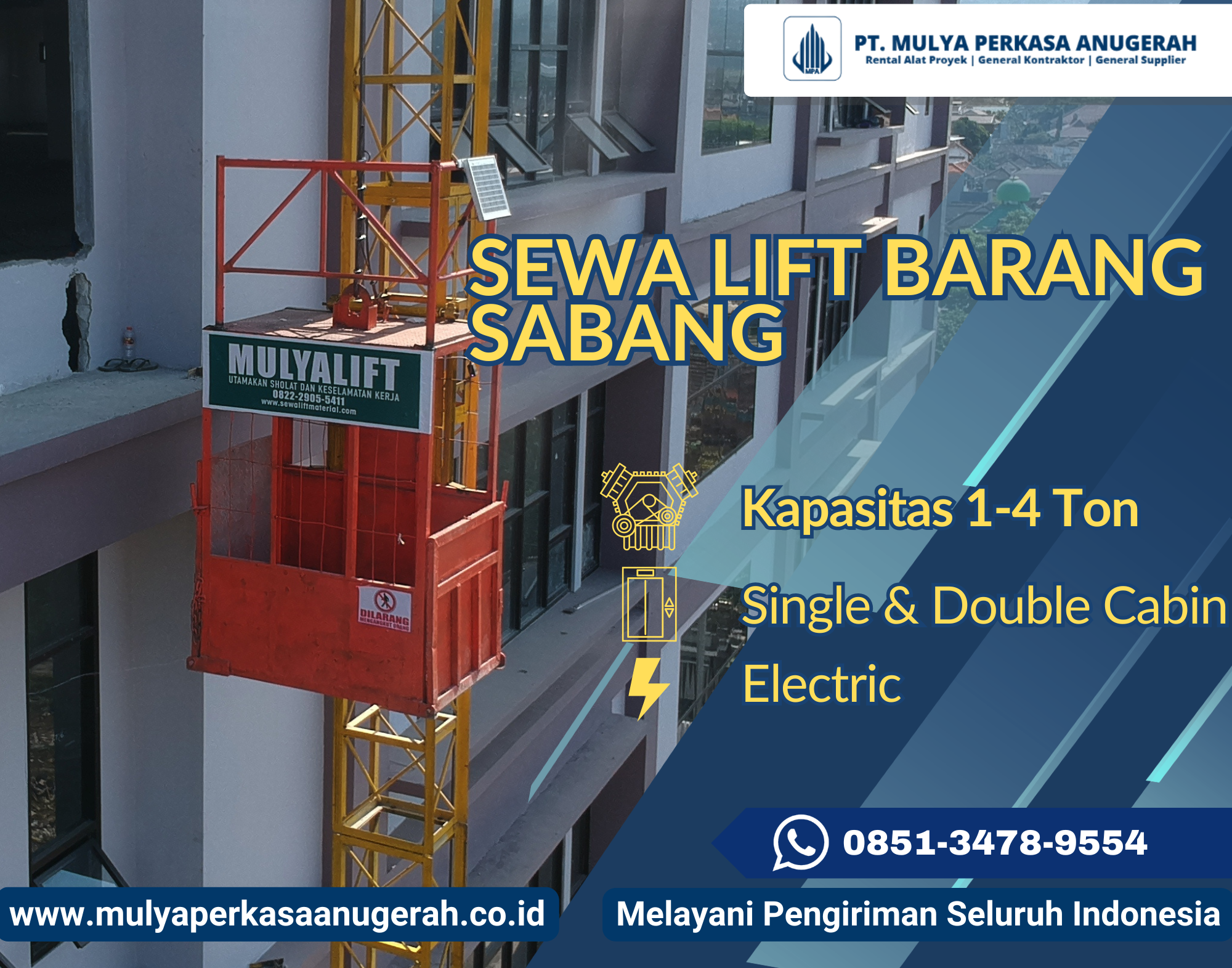 SEWA LIFT BARANG SABANG TERJAMIN KOKOH – 085134789554