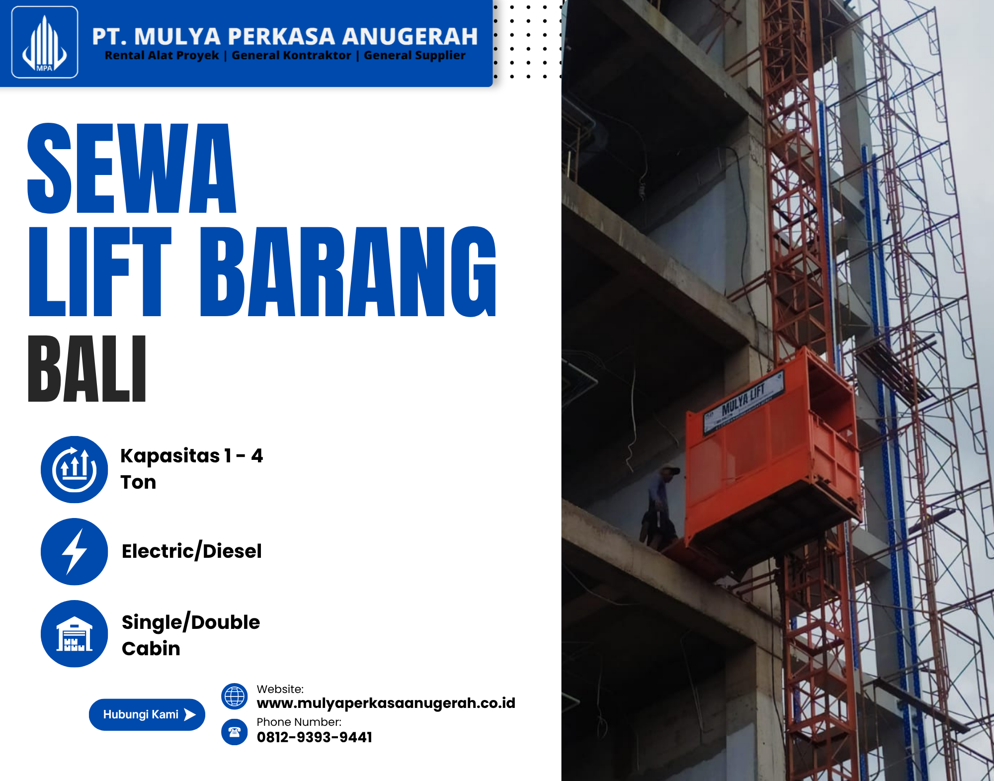 Sewa Lift Barang Bali