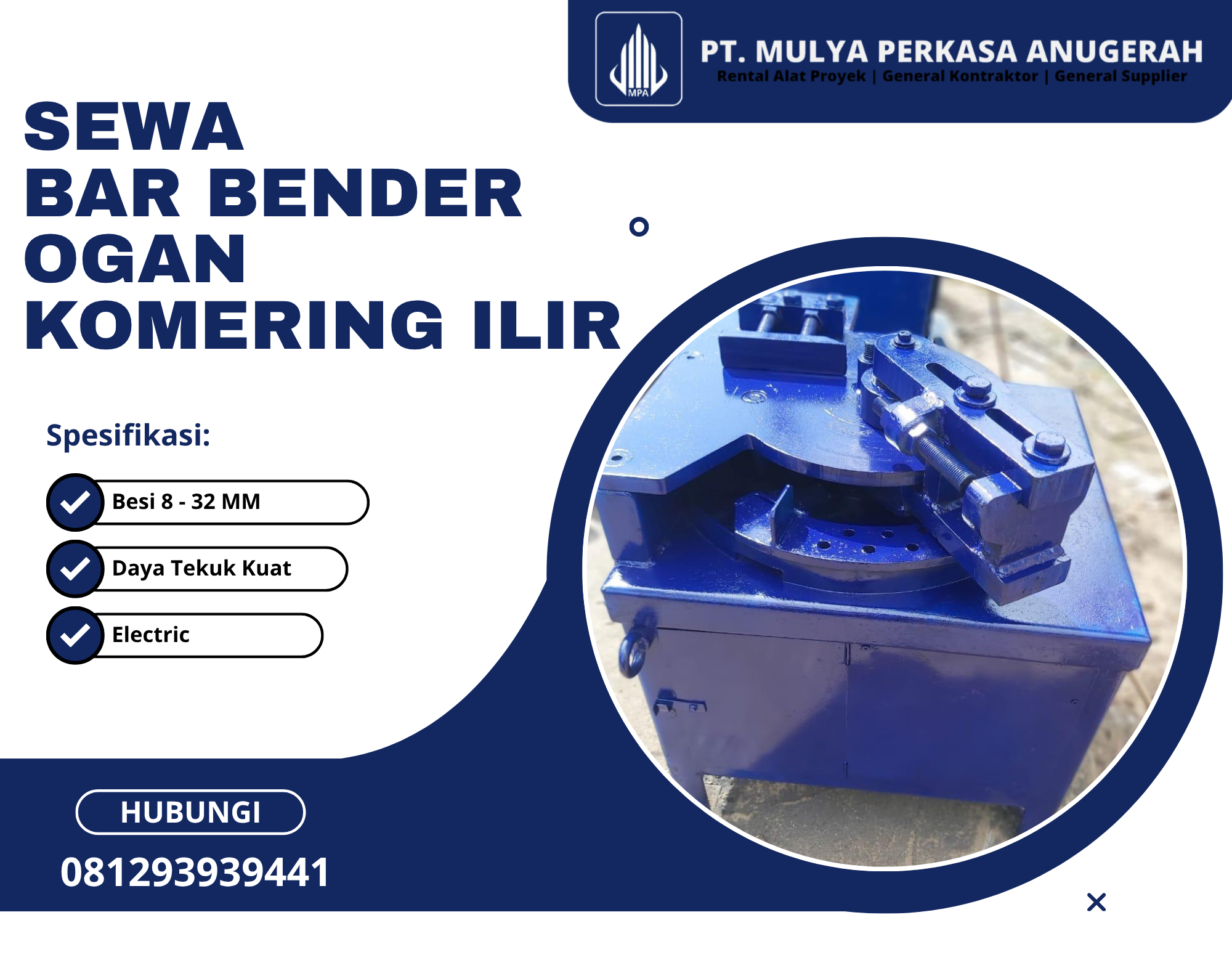 Sewa Bar Bender Ogan Komering Ilir