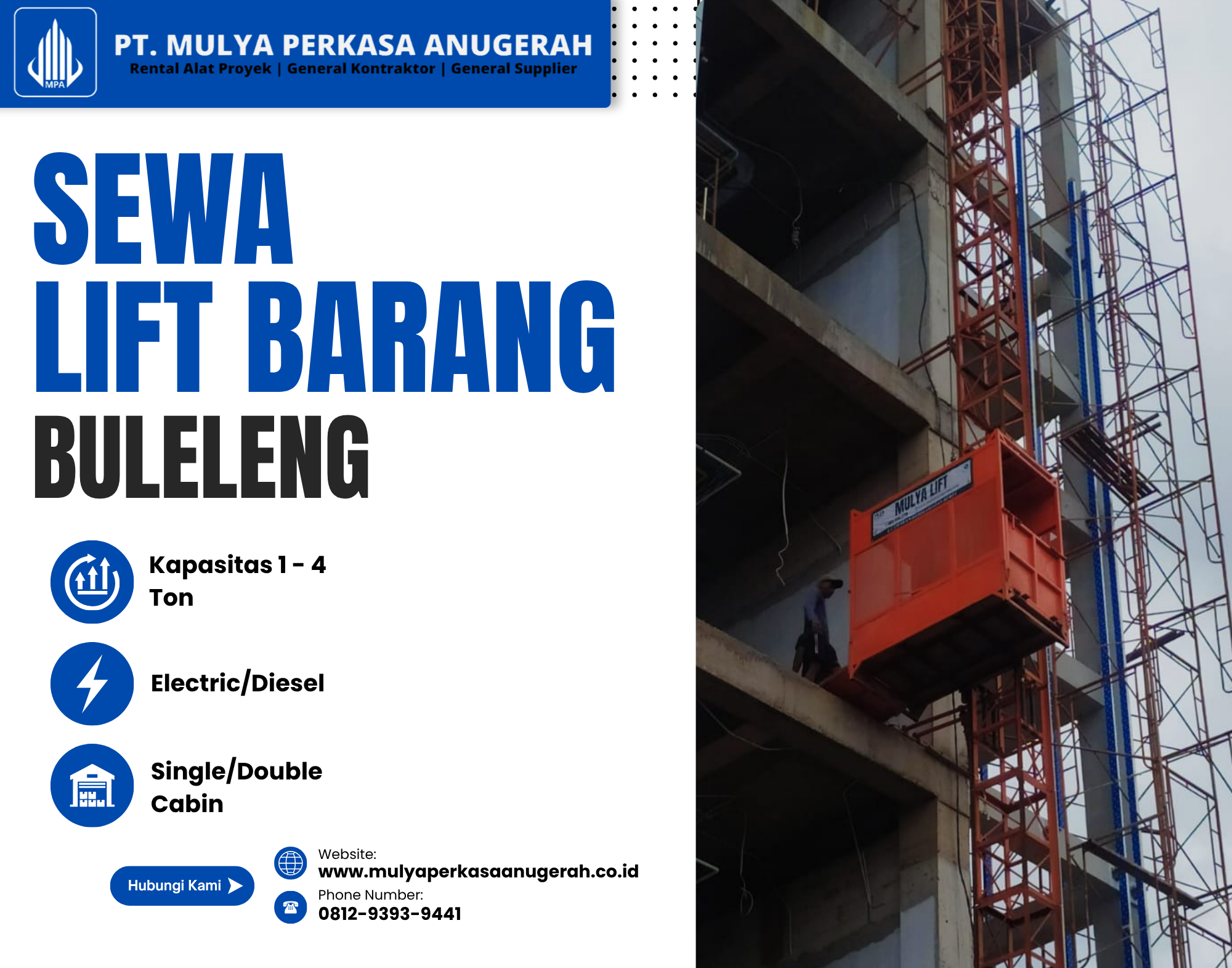 Sewa Lift Barang Buleleng