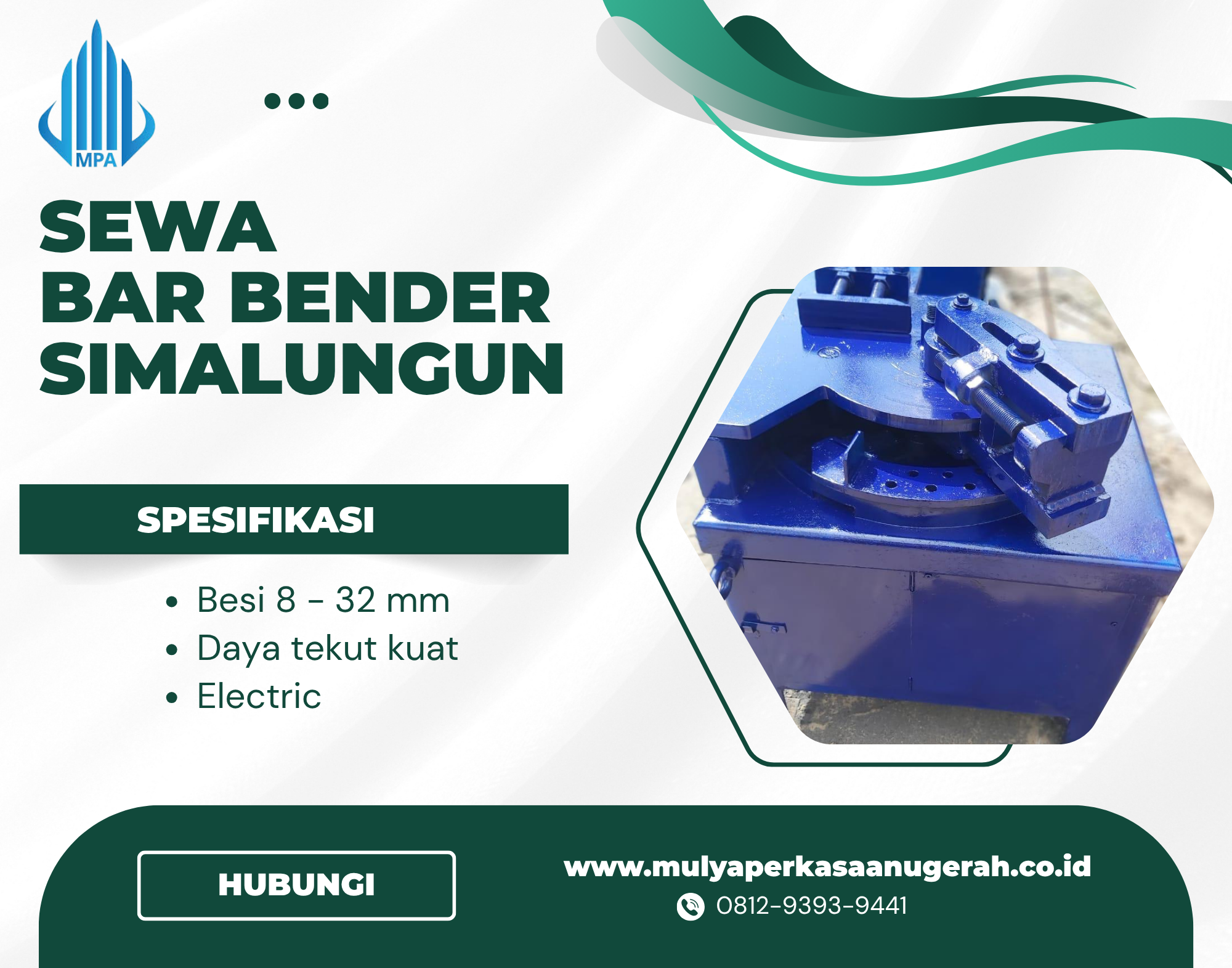 Sewa Bar Bender Simalungun