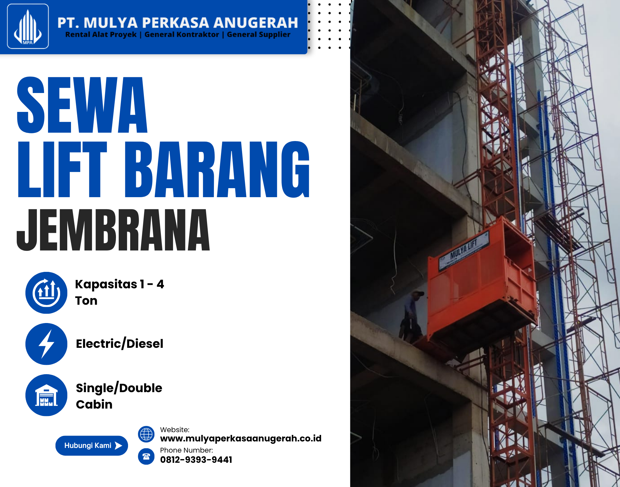 Sewa Lift Barang Jembrana