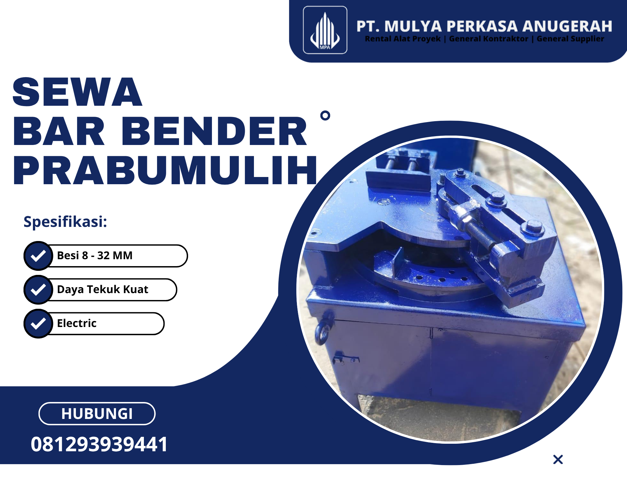 Sewa Bar Bender Prabumulih