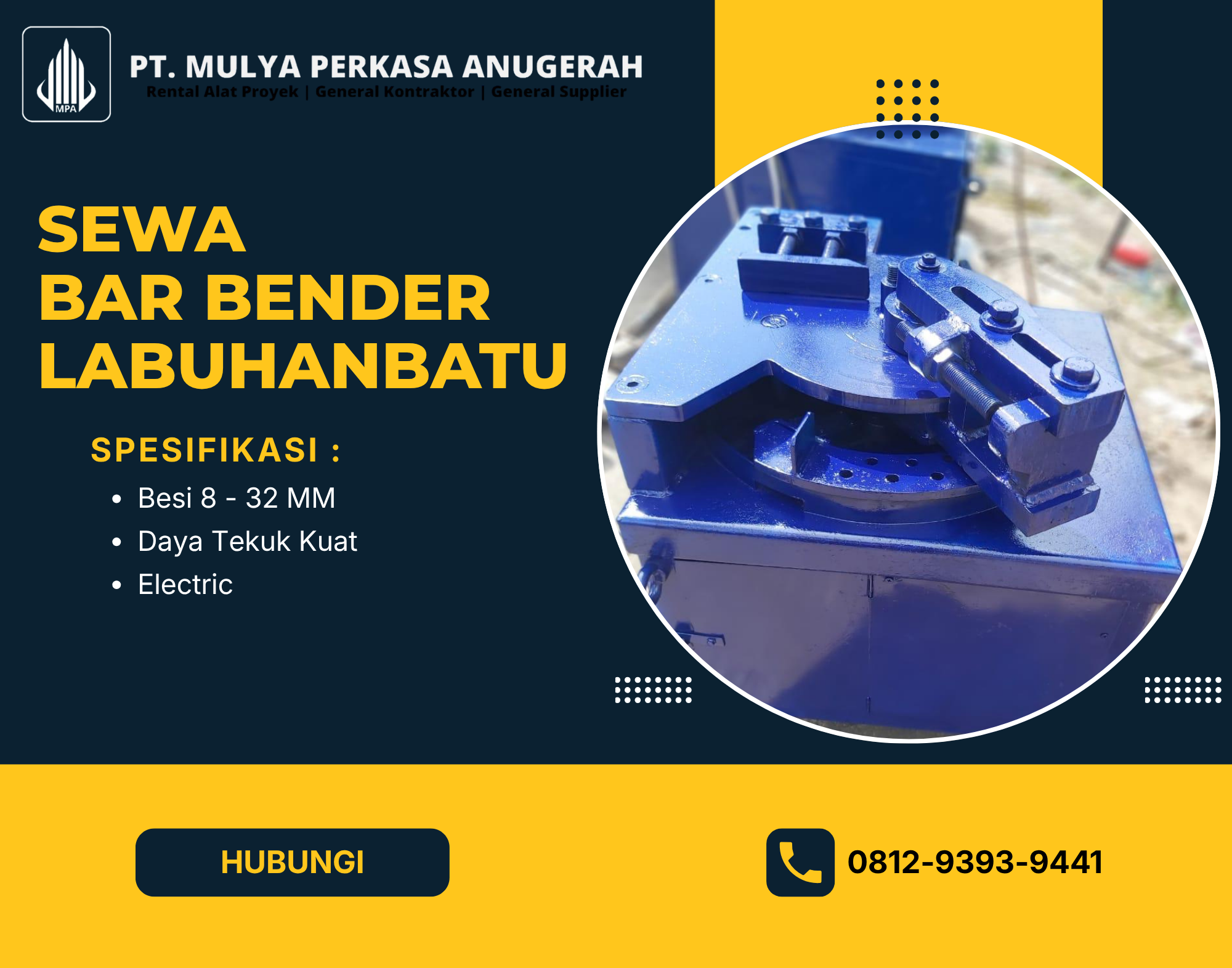 Sewa Bar Bender Labuhanbatu